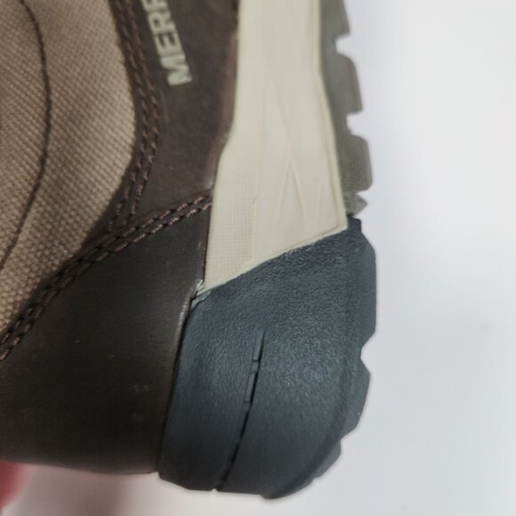 Merrell Mens Berner Shift Moc Slip-On Shoes Size 9 Boulder/Rocher - Picture 16 of 16